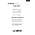 ONKYO T405TX Service Manual ONKYO T405TX Service Manual