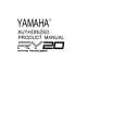 YAMAHA RY20 Owners Manual YAMAHA RY20 Owners Manual