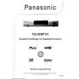 PANASONIC TUDSF31 Owners Manual PANASONIC TUDSF31 Owners Manual