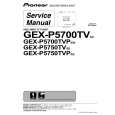 PIONEER GEX-P5700TV Service Manual PIONEER GEX-P5700TV Service Manual