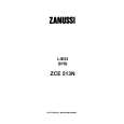 ZANUSSI ZCE513N Owners Manual ZANUSSI ZCE513N Owners Manual
