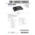 SONY XM-1505SX Owners Manual SONY XM-1505SX Owners Manual