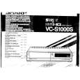 SHARP VC-S1000S Owners Manual SHARP VC-S1000S Owners Manual