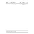BAUKNECHT TRA862CD Owners Manual BAUKNECHT TRA862CD Owners Manual