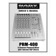 NADY AUDIO PRM-400 Owners Manual NADY AUDIO PRM-400 Owners Manual