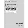PIONEER DEH-2950MPA/XN/EC Owners Manual PIONEER DEH-2950MPA/XN/EC Owners Manual