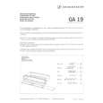 SENNHEISER GA 19 Owners Manual SENNHEISER GA 19 Owners Manual