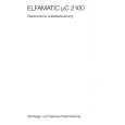 AEG ELFAMATICYC2100,M Owners Manual AEG ELFAMATICYC2100,M Owners Manual