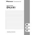PIONEER DVJ-X1/KUC Owners Manual PIONEER DVJ-X1/KUC Owners Manual
