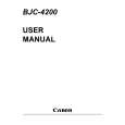 CANON BJC-4200 Owners Manual CANON BJC-4200 Owners Manual