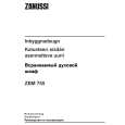 ZANUSSI ZBM755X Owners Manual ZANUSSI ZBM755X Owners Manual