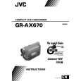 JVC GR-AX670EG Owners Manual JVC GR-AX670EG Owners Manual