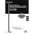 AIWA ZL720 Owners Manual AIWA ZL720 Owners Manual