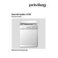 PRIVILEG 4700-W, 10213 Owners Manual PRIVILEG 4700-W, 10213 Owners Manual