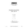 ZANUSSI ZWF1451W Owners Manual ZANUSSI ZWF1451W Owners Manual