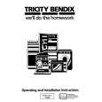 TRICITY BENDIX 3100CW1 Owners Manual TRICITY BENDIX 3100CW1 Owners Manual
