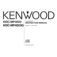 KENWOOD KDC-MP4023 Owners Manual KENWOOD KDC-MP4023 Owners Manual