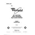 WHIRLPOOL RF3600XXN0 Parts Catalog WHIRLPOOL RF3600XXN0 Parts Catalog