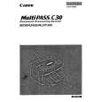 CANON MULTIPASSC30 Owners Manual CANON MULTIPASSC30 Owners Manual