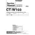 PIONEER CT-W103 Service Manual PIONEER CT-W103 Service Manual