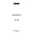 ZANUSSI ZGL69ITW Owners Manual ZANUSSI ZGL69ITW Owners Manual