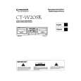 PIONEER CT-W205R Owners Manual PIONEER CT-W205R Owners Manual
