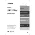 ONKYO DVSP300 Owners Manual ONKYO DVSP300 Owners Manual