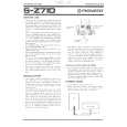 PIONEER SZ71D Owners Manual PIONEER SZ71D Owners Manual