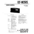 SONY ICF-M350S Service Manual SONY ICF-M350S Service Manual