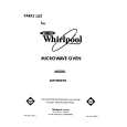WHIRLPOOL MW7500XW0 Parts Catalog WHIRLPOOL MW7500XW0 Parts Catalog