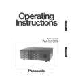 PANASONIC WJSX350 Owners Manual PANASONIC WJSX350 Owners Manual