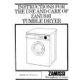ZANUSSI TD201 Owners Manual ZANUSSI TD201 Owners Manual