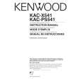 KENWOOD KACPS541 Owners Manual KENWOOD KACPS541 Owners Manual