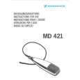 SENNHEISER MD 421 Owners Manual SENNHEISER MD 421 Owners Manual