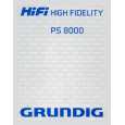 GRUNDIG PS8000 Owners Manual GRUNDIG PS8000 Owners Manual