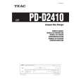 TEAC PD-D2410 Owners Manual TEAC PD-D2410 Owners Manual