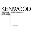 KENWOOD KRC-265S Owners Manual KENWOOD KRC-265S Owners Manual