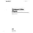 SONY CDP-CE105 Owners Manual SONY CDP-CE105 Owners Manual