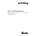 PRIVILEG 050.998 4 Owners Manual PRIVILEG 050.998 4 Owners Manual
