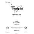 WHIRLPOOL ET16TK1MWR1 Parts Catalog WHIRLPOOL ET16TK1MWR1 Parts Catalog