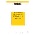 ZANUSSI DWS696 Owners Manual ZANUSSI DWS696 Owners Manual