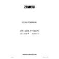 ZANUSSI ZT 162 T Owners Manual ZANUSSI ZT 162 T Owners Manual