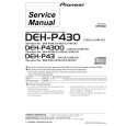 PIONEER DEH-P430-3 Service Manual PIONEER DEH-P430-3 Service Manual