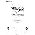 WHIRLPOOL LA5460XMW2 Parts Catalog WHIRLPOOL LA5460XMW2 Parts Catalog