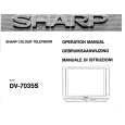 SHARP DV7035S Owners Manual SHARP DV7035S Owners Manual