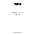 ZANUSSI ZPL7160 Owners Manual ZANUSSI ZPL7160 Owners Manual