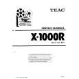 TEAC X1000R Service Manual TEAC X1000R Service Manual