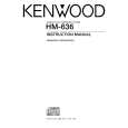 KENWOOD HM-636 Owners Manual KENWOOD HM-636 Owners Manual