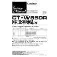 PIONEER CT-W650R Service Manual PIONEER CT-W650R Service Manual