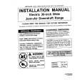 WHIRLPOOL JES9860ACW Installation Manual WHIRLPOOL JES9860ACW Installation Manual